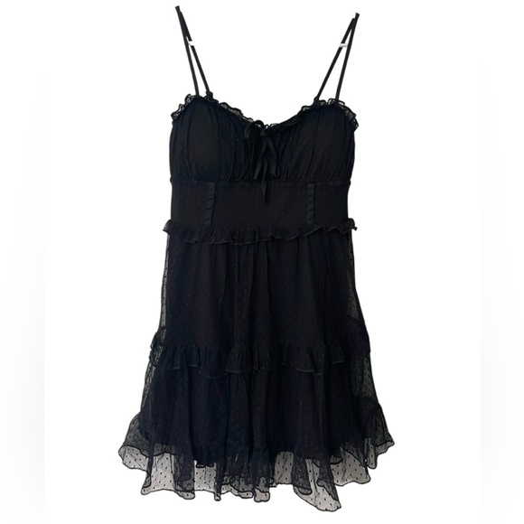 Wild Fable Black Babydoll Dress Womens - Picture 7 of 8